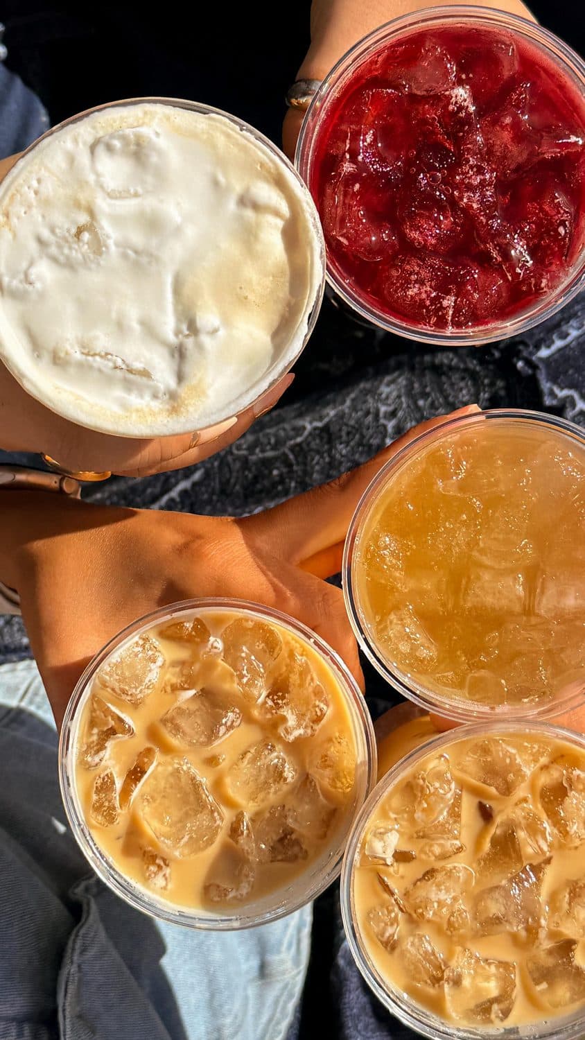 Iced coffees and seasonal refreshers